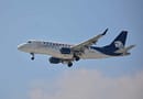 Aeromexical connect airliner in flight