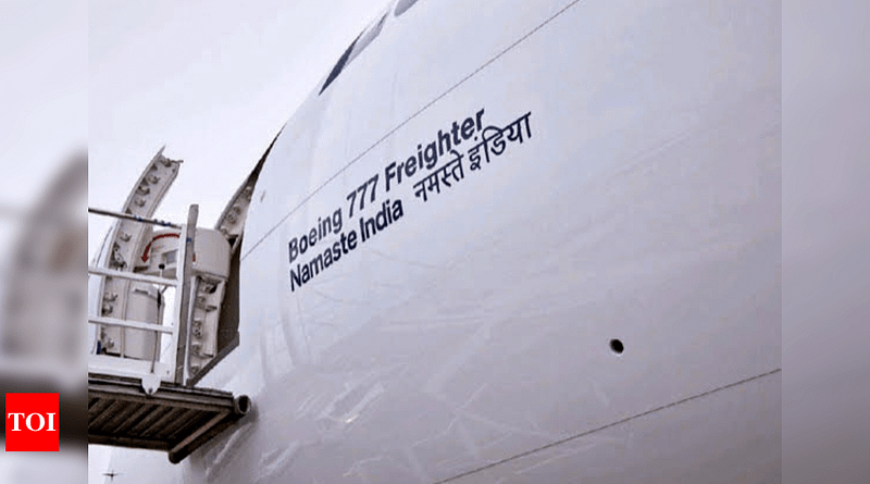 Boeing777F lufthansa namaste india