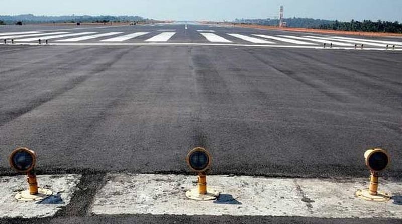 Frog's eye view of Runway