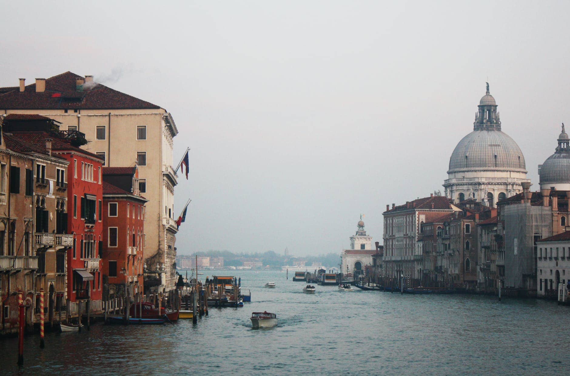 venice lagoon view into the sea
